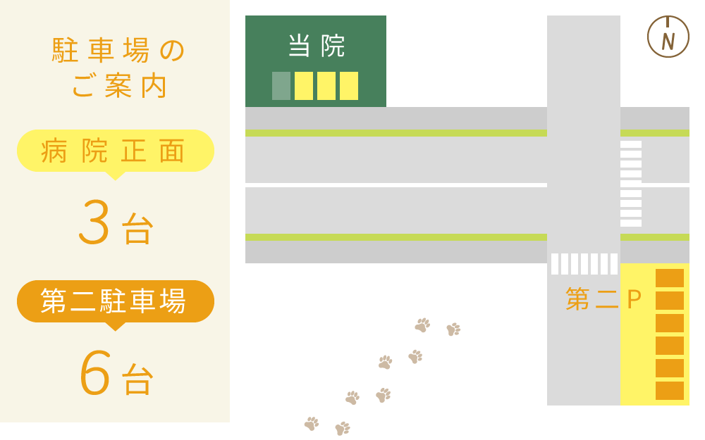 駐車場のご案内